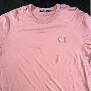 Dolce & Gabbana Pink Short Sleeve Tee